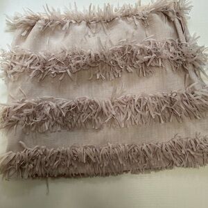 J. Crew Lilac Fringed Skirt